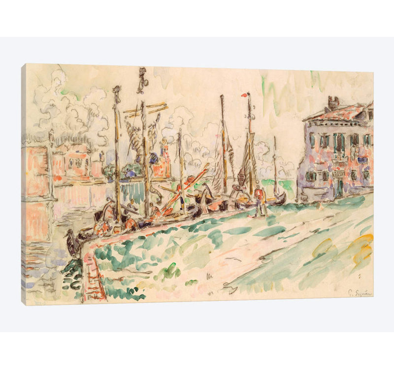 « venice », reproduction sur toile, H 12 po x l 18 po x P 1,5 po