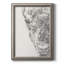 Graphite Bison Portrait I - Reproduction d'art sur toile encadrée-276665188