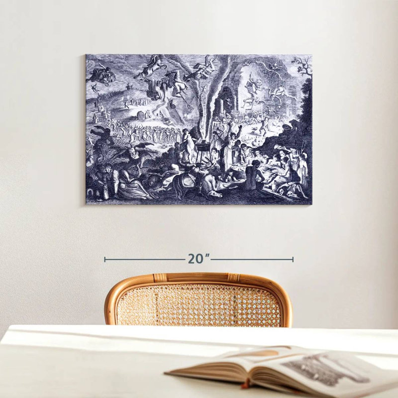 Kelan Witches Sabbath, 16" H x 24" W