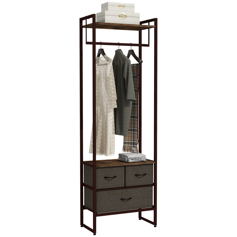 Adeela 58.5cm Clothing Rack