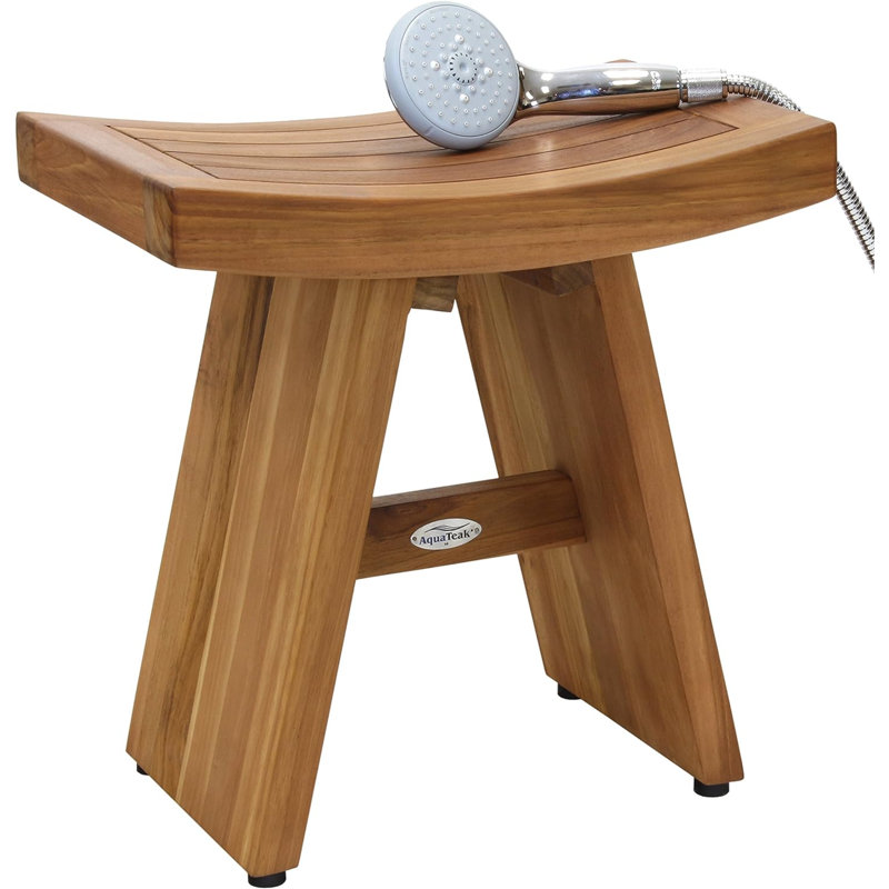 Felisia 12'' W Teak Shower Bench