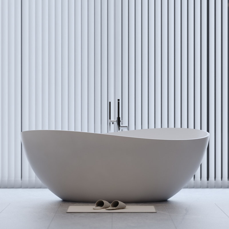 Freestanding Solid Surface Bathtub