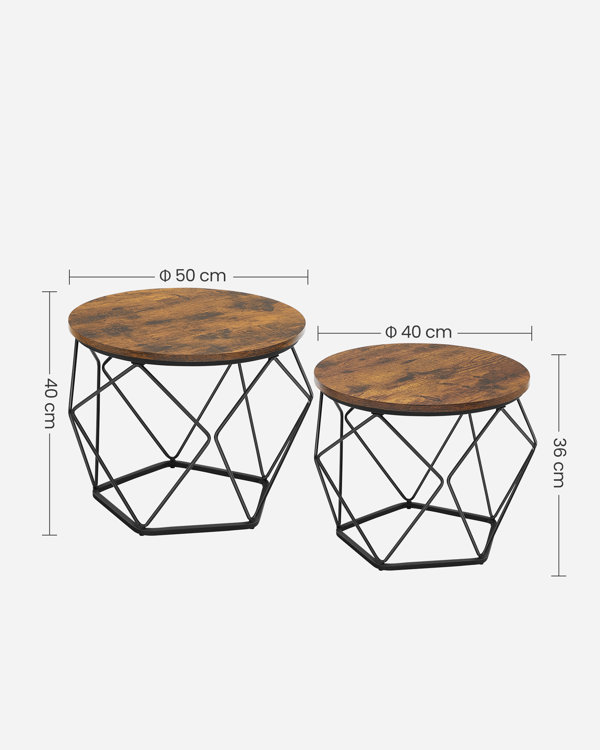 Apison 2 Piece Coffee Table Set