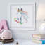 Jaelyn «Rainbow Unicorn II», reproduction encadrée-26399072