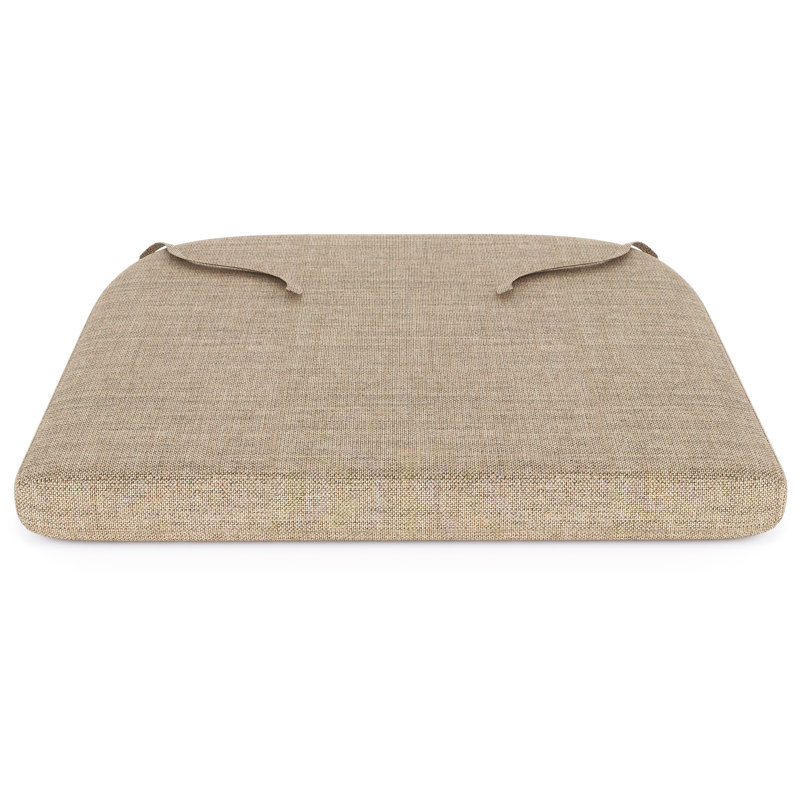 Coussin de chaise longue d'extérieur 2 po Sunbrella®, Tissage uni cendre coulée Sunbrella®