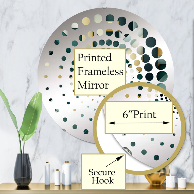 Circle Mirror, 31.4" x 31.4"