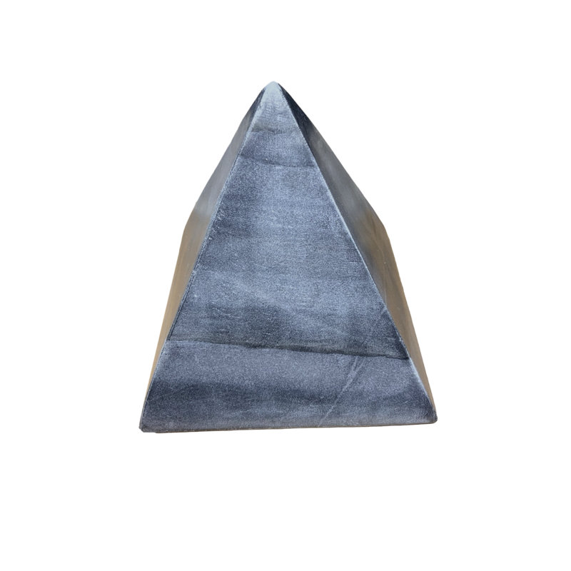 Large Marble Pyramid Black, Black