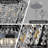 11-Chrom dimmable iron crystal Chandeliers