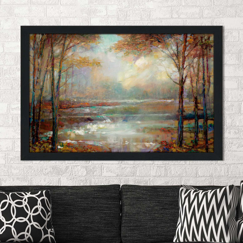 " Magical Spring " by Ruane Manning, 35.5" H x 51.5" W x 0.75" D