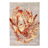 Tanyah One-of-a-Kind 3'3'' X 4'9'' Hand Knotted Area Rug