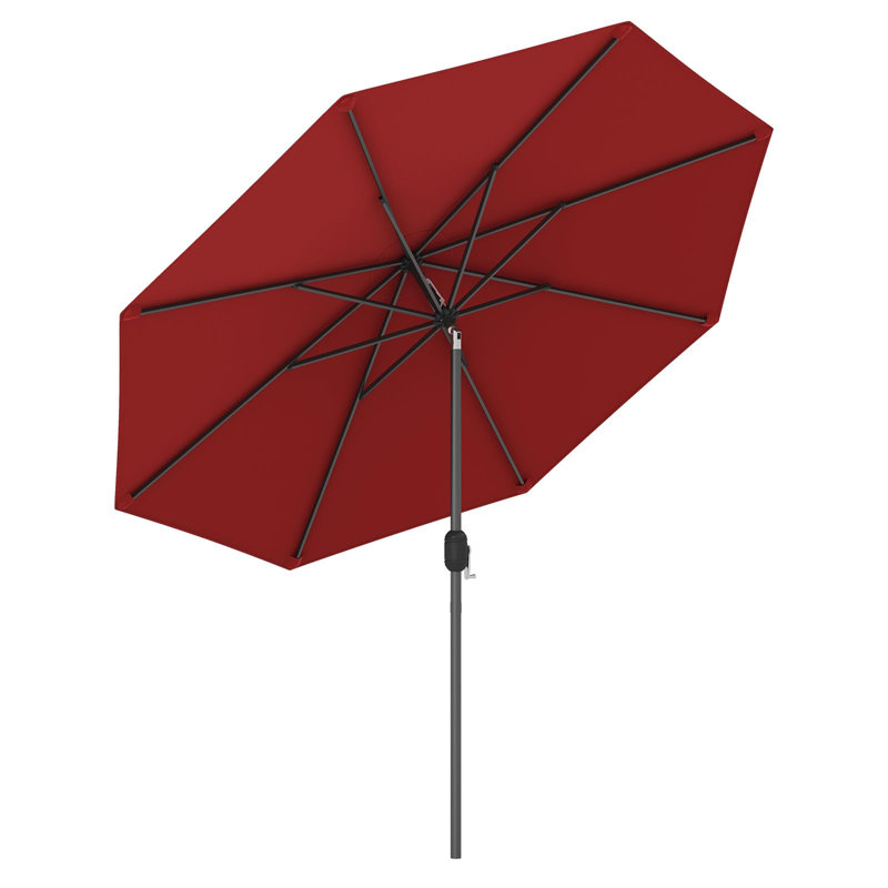 Moyer 270cm Market Parasol, Wine Red
