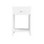 Table de chevet moderne avec tiroir et tablette ouverte, table d'appoint minimaliste-2141857078