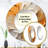 Seta Gold And Beige Soft Wave Paint II - Abstract Shapes Large Mirror, Beige Round Decorative Wall Mirror, Printed Metal Art-1580008157