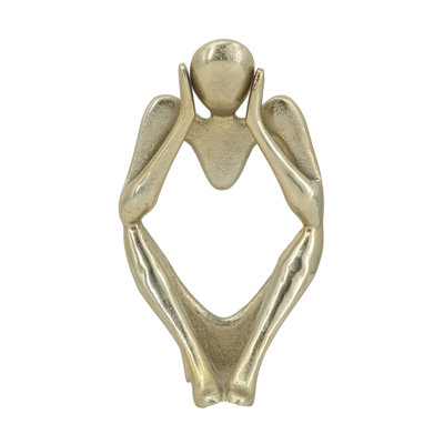 6X4x11" Abstract Aluminum Human Figurine