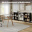 85.3cm H x 61.6cm W Metal Bookcase