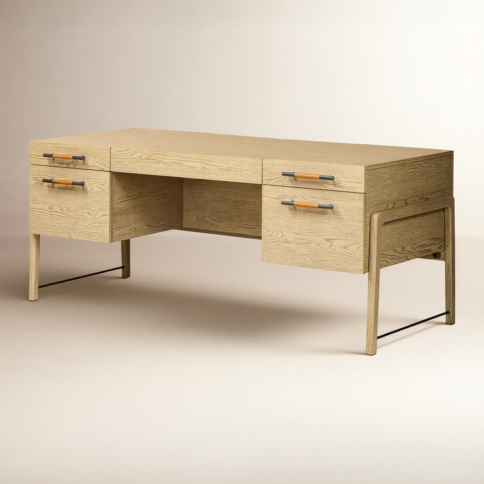 Karsten Writing Desk, Yucca Oak