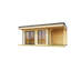Lasita Domeo 7 - 13.5 x 10 Ft. Premium Log Cabin With Aluminium Doors And Windows (44mm)-1819036380