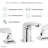 Château 8 in. Widespread, 2-Handle, Bathroom Faucet-51954774