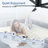 Jayceyon 52'' Large Flush Mount Ceiling Fan With Led Lights and Remote, Quiet Reversible DC Motor, 5 wood Blades Low Profile, Timer, for Indoor/Covered Outdoor Use-1852175517