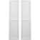 Americraft Two Equal Panel Framed Board-n-Batten Shutters (Per Pair)