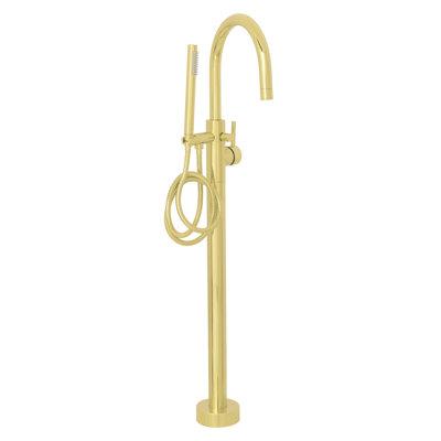Single Handle Deck Mounted Clawfoot Tub Faucet