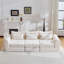 Canapé modulaire Cloud, canapé-lit pliant convertible, canapé modulaire rembourré - parfait pour le salon, la chambre à coucher et l'espace de divertissement-129776944-129776945