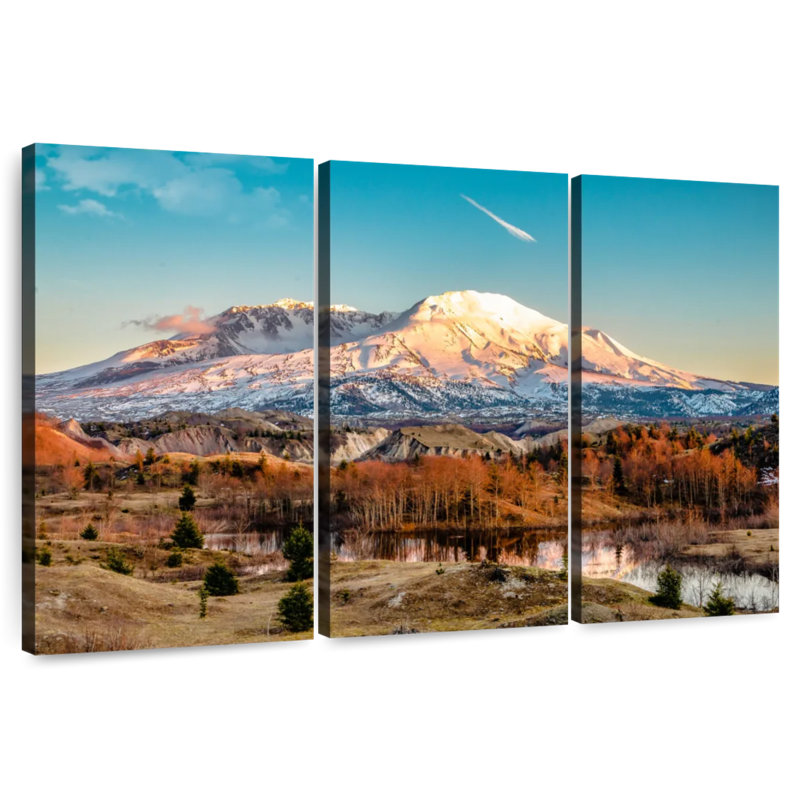 Alvord Mount St Helens Golden Glow, H 24 po x l 38 po