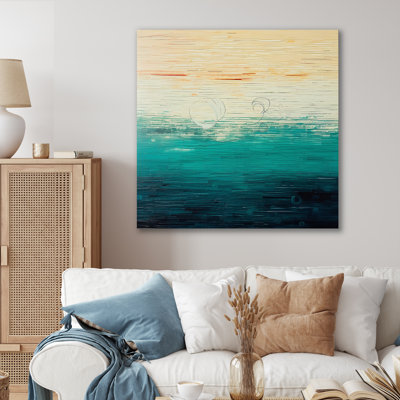 «Minimalistic Essence Beach III - Minimalisme», art mural