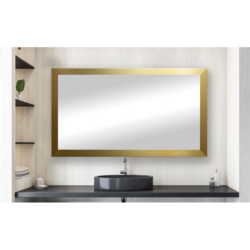 Miroir Coles en or, 38,5 po x 69,5 po