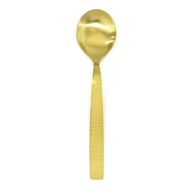 Tigre Soup Spoon, Ice Gold