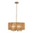 Lauri 6-light Handwoven Rattan Boho Farmhouse Chandelier-575097215