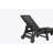 Outdoor Lounge Chair With Realistic Wood Texture, Oversized Chaise Lounge With 5 - Position Adjustment, Hdpe Material, Wheels And Cup Holder For Poolside And Deck Relaxation-1692168718