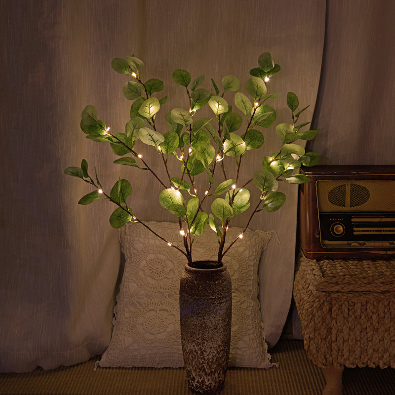 30'' LED Lighted Trees & Branches, Light Green