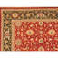 Wool Oriental Area Rug in Red/Beige/Dark Green-1398965800