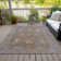 Machine Washable Indoor/Outdoor Xhevrie Brown Rug
