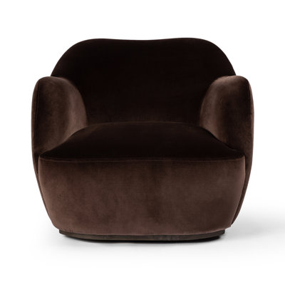 Alaska Upholstered Swivel Barrel Chair