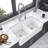 Farmhouse Apron Front Double Bowl Kitchen Sink