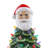 8.5" Nostalgic Ceramic Santa Tree