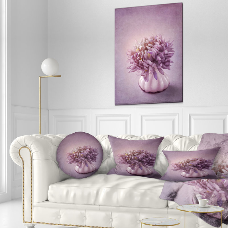 Coussin lombaire en fleurs d’automne vase