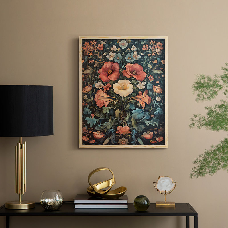 Reproduction encadrée de bois massif de la série XXI de Wil Morris, H 11 po x l 9 po