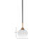 Luminaire suspendu à tige Ader présenté en verre fini noir mat et laiton-1918521789-1961016600