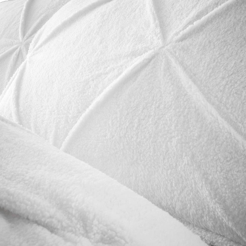 Apriel Microfiber Solid Colour Duvet Cover Set with Pillowcases Included, Single Duvet Cover + 1 Standard Pillowcase, White