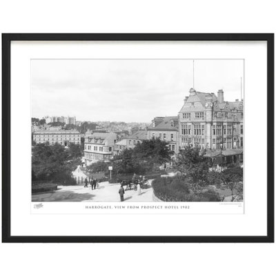 Harrogate, View From Prospect Hotel 1902 - Single Picture Frame Print