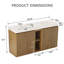 Meuble-lavabo double 60 po-124255035