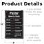 Enseigne en plastique 8 po x 12 po Pastor
