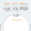 LED Motion Sensor Ceiling Light Flush Mount 3CCT Selectable