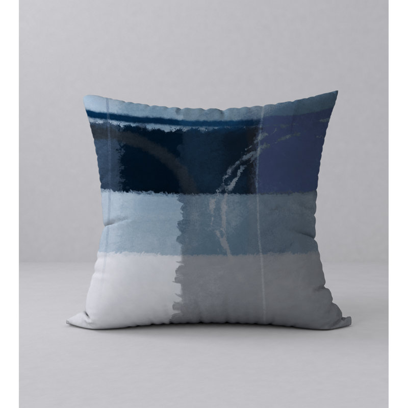 Housse de coussin décorative carrée subtile et encastrée, H 20 po x l 20 po