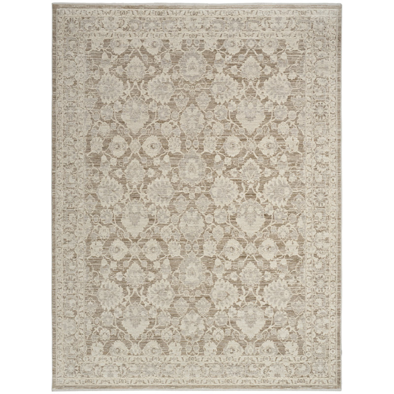 Tapis d'intérieur ivoire Shadows, Rectangle 6 pi x 9 pi