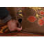 Tapis brun à motif oriental Kazak