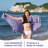 Ensemble de 4 serviettes de plage en coton turc Kayli-1093896885